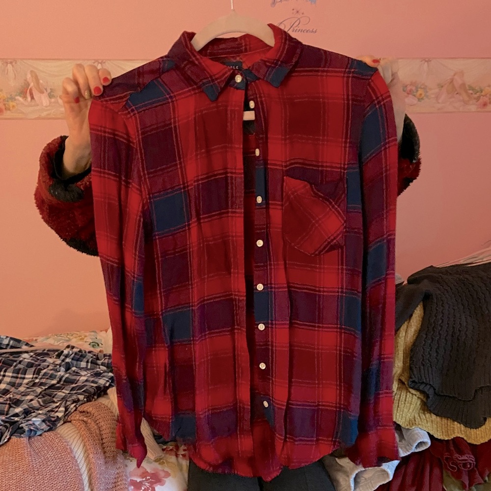 cute and comfy flannel shirt